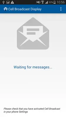 Cell Broadcast Display android App screenshot 2